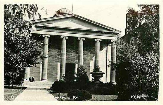 KY, Frankfort, Kentucky, RPPC, Old State Capitol, Cline 1-Y-90