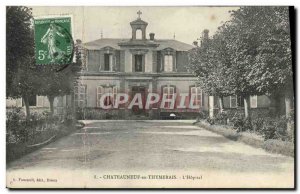 Old Postcard Chateauneuf En Thymerais L & # 39Hopital
