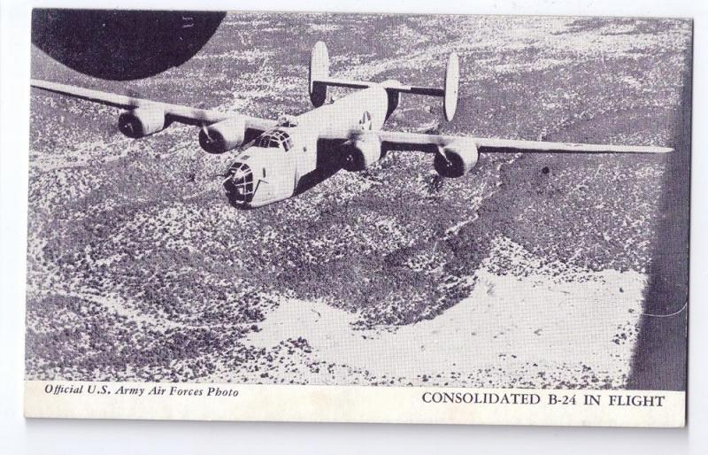 Consolidated B-24 Liberator Bomber in Flight Aircraft Arcade