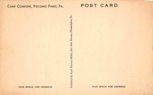 Pocono Pines Pennsylvania Camp Comfort Scenic View Vintage Postcard AA68596