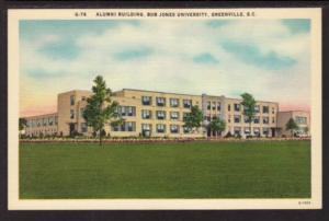 Alumni Building Bob Jones University Greenville SC  PC 5602