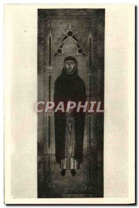 Old Postcard Basilica S Sabina Roma tombstone Lastra di Fra Munoz da Zamora