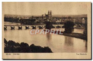 Postcard Old Tours general view