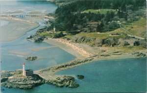 Fort Rodd Hill National Historic Park Esquimalt Victoria BC Aerial Postcard E77