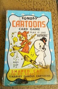 VTG FUNDAY HARVEY FAMOUS CARTOONS CARD GAME Wendy & Spooky the Ghost COMPLETE!!! 