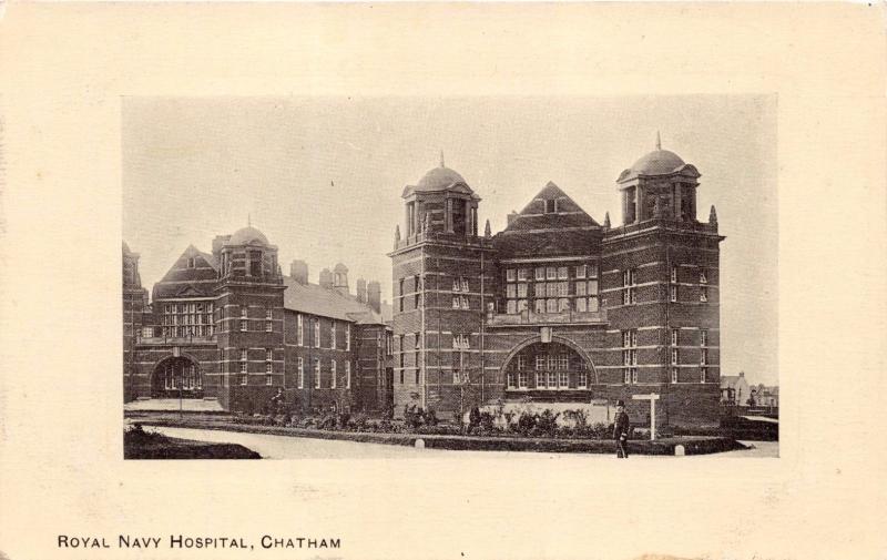 CHATHAM KENT UK ROYAL NAVY HOSPITAL~ARCADIA BAZAAR SERIES POSTCARD