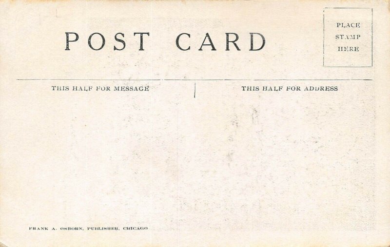 LP13 Deep Sea Divers   Riverview Amusement Park Chicago Illinois  Postcard  