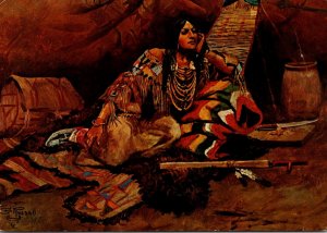 Native American Indian Keoma No 3 By Charles Marion Russell