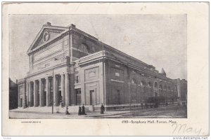 Symphony Hall, BOSTON, Massachusetts, 1900-1910s