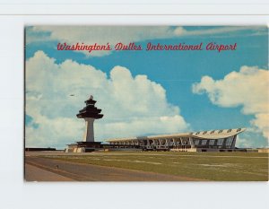 Postcard Washington's Dulles International Airport, Dulles, Virginia