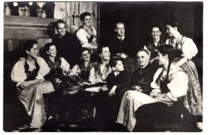 Trapp Family Singers in Their Home, 1946, Stowe, Vermont