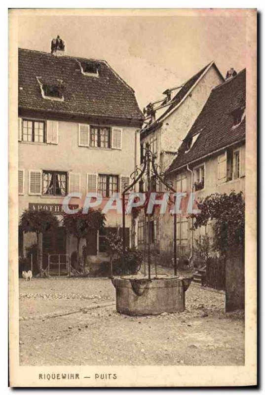 Postcard Old Well Riquewihr