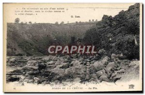 Old Postcard Bords de Creuse At Pine