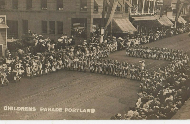RP: PORTLAND , Oregon , 1900-10s ; Children's Parade #3