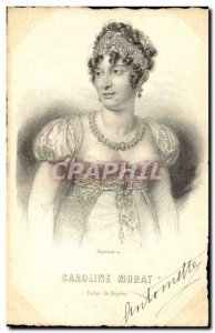 Postcard Old Queen Caroline Murat of Naples