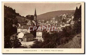 Old Postcard Plombieres Les Bains Vue Generale Getting North East