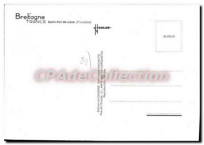 Modern Postcard Saint Pol De Leon