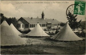 CPA La Courtine Les Tentes et les Mess FRANCE (1050538)