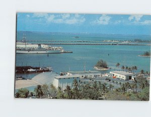 Postcard Birdseye View Miami Florida USA