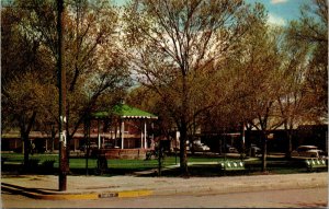 Vtg Old Town Plaza Albuquerque New Mexico NM Postcard