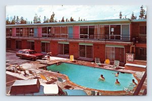 Poolside Desert Inn Motel West Yellowstone Montana MT UNP Chrome Postcard N11