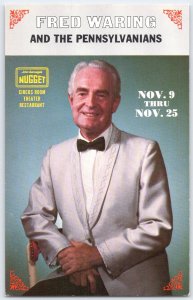 Fred Waring & The Pennsylvanians at John Ascuaga's Nugget Postcard