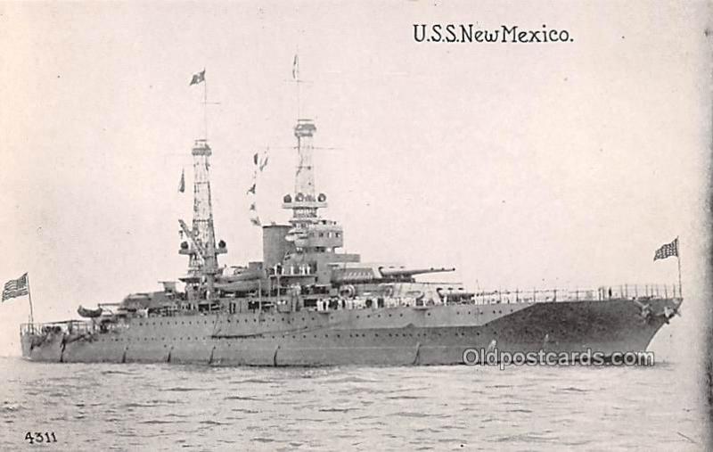 USS New Mexico, Battleship Military Battleship Unused 