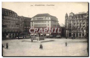 Postcard Old Strasbourg Place Kleber