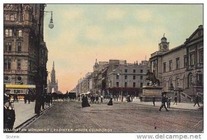 Wellington Monument & Register House, Edinburgh, Scotland, UK, 1900-1910s