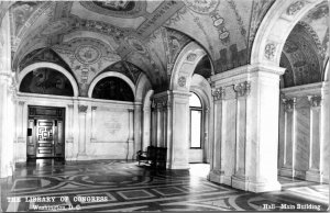 RPPC  The Library of Congress - Hall Main Building