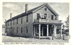 Edison's Menlo Park Laboratory in Dearborn, Michigan