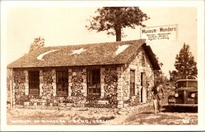 Real Photo PC Museum of Wonders in Bend, Oregon Rocks Minerals Indian Relics