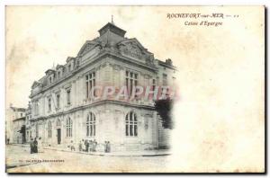 Old Postcard Bank Caisse d & # 39Epargne Rochefort sur Mer