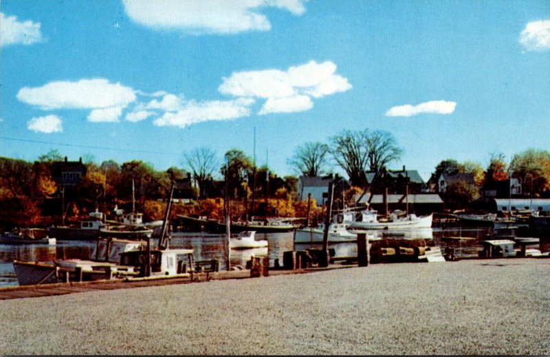 Maine Camden Harbor Public Landing Parking Area