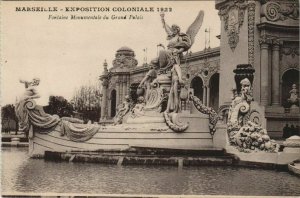 CPA MARSEILLE EXPO 1922 Fontaine Monuments du Grand Palais (132132)