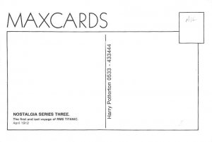 Titanic Modern Card White Star Line Titanic Ship 