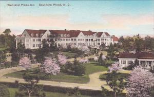 Highland Pines Inn Southern Pines North Carolina Albertype Handcolored