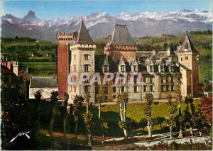 Postcard Modern Pau (B P) The Chateau Henri IV and the Chaine des Pyrenees