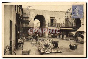 Postcard Old French Riviera Nice Alpes Maritimes corner of the Vieux Marche