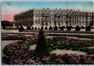 Flower Bed In The Park At Versailles Paris France Postcard