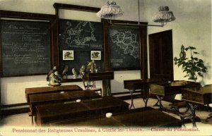 belgium, GIERLE, Pensionnat des Religieuses Ursulines, Classe du Pensionnat