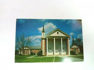 Vintage Postcard Methodist Church Main Street Dothan Alabama 1960