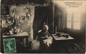 CPA MONTRICHARD-Interieur d'une Habitation des Troglodytes (26659)