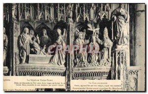 Postcard The Old Sepulcher Notre Dame Coronation Chartres