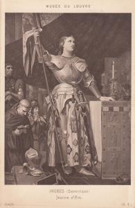 Joan Jeanne Of Arc D'Arc Musee Du Louvre Antique French Postcard