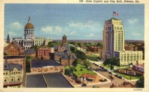 State Capitol and City Hall - Atlanta, Georgia GA