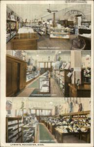 Rochester MN EL Lyman Co Big Stire Multi View c1920 Postcard #2