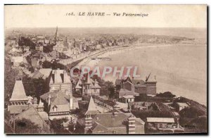 Old Postcard Le Havre Panoramic