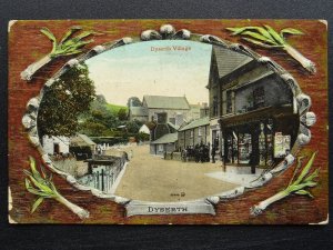 Wales DYSERTH VILLAGE & The Red Lion Hotel c1918 Postcard by Valentine