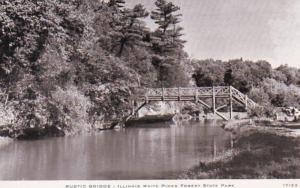 Illinois White Pines Forest State Park Rustic Bridge